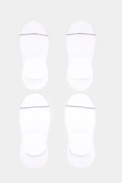 * Pack 2 Calcetines Invisibles Blanco Clearance