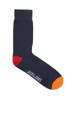 Jack & Jones Pack 5 Calcetines Rayas Azul Medio Hot