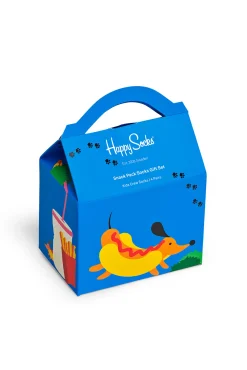 Happy Socks Pack 3 Calcetines Snacks Azul