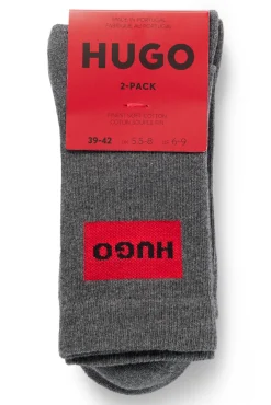 HUGO Pack 2 Calcetines Sport Gris Medio Online