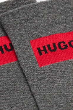HUGO Pack 2 Calcetines Sport Gris Medio Online
