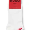 HUGO Pack 3 Calcetines Tobilleros Blanco New