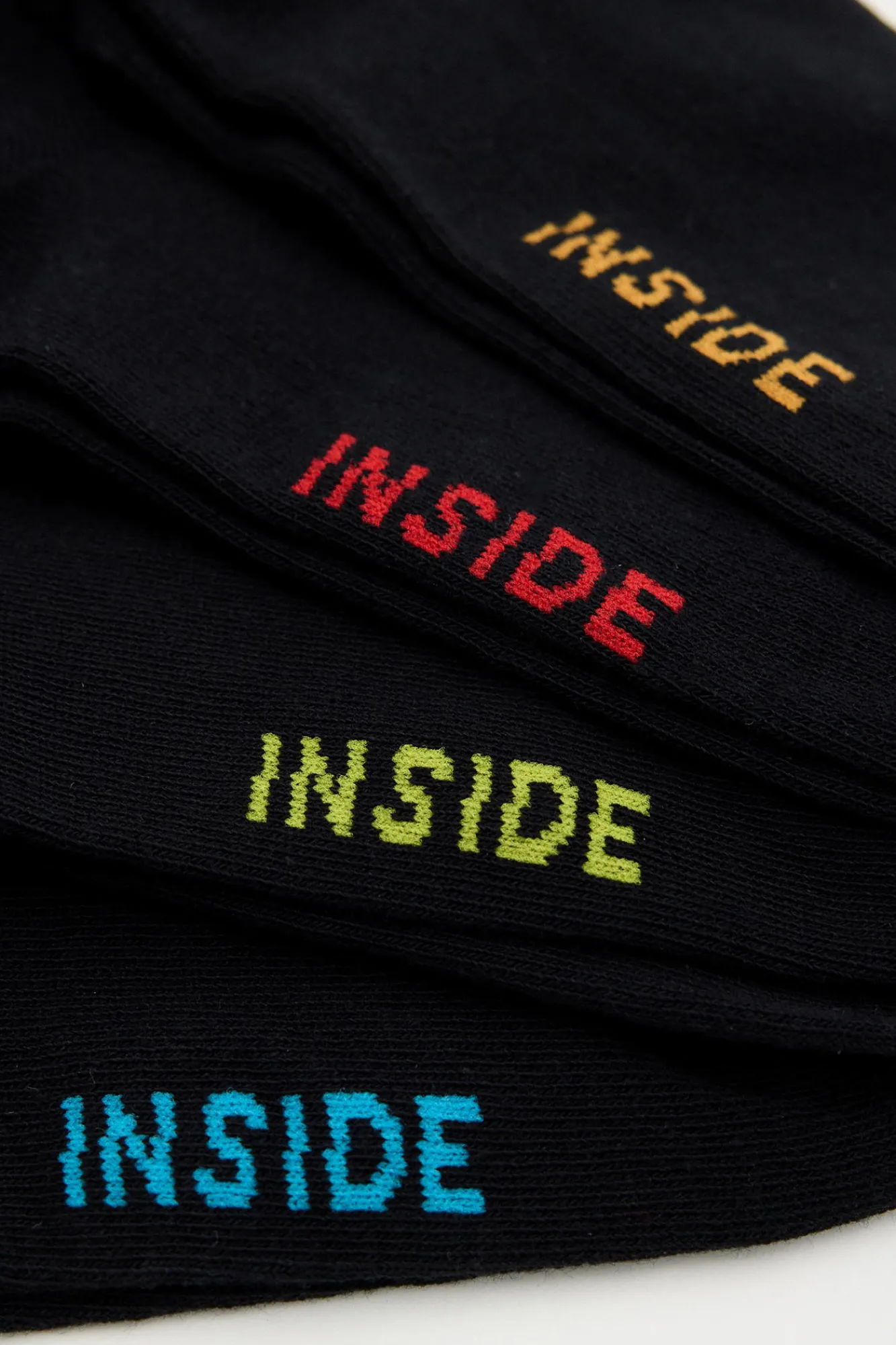 Inside Pack 4 Calcetines Tobilleros Multicolor Best