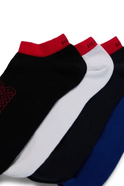 HUGO Pack 4 Calcetines Tobilleros Multicolor Sale