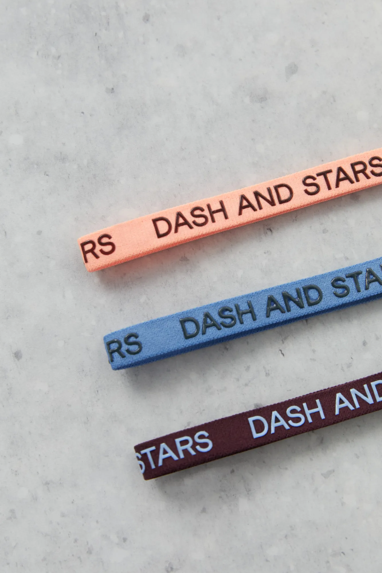 Dash and Stars Pack 3 Diademas Antideslizantes Multicolor Estampado New