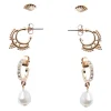 Pieces Pack De 3 Pendientes Amarillo Hot