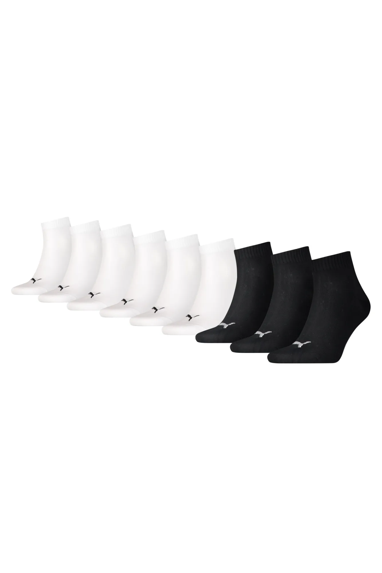 Puma Pack De Calcetines Tobilleros Blanco New