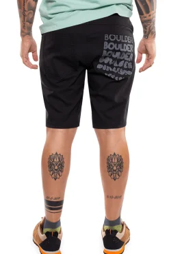 Trangoworld Pant. Corto Sopra Negro Discount