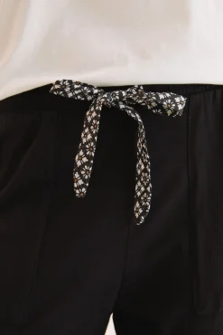 Women'secret Pantalon 100% Algodon Negro