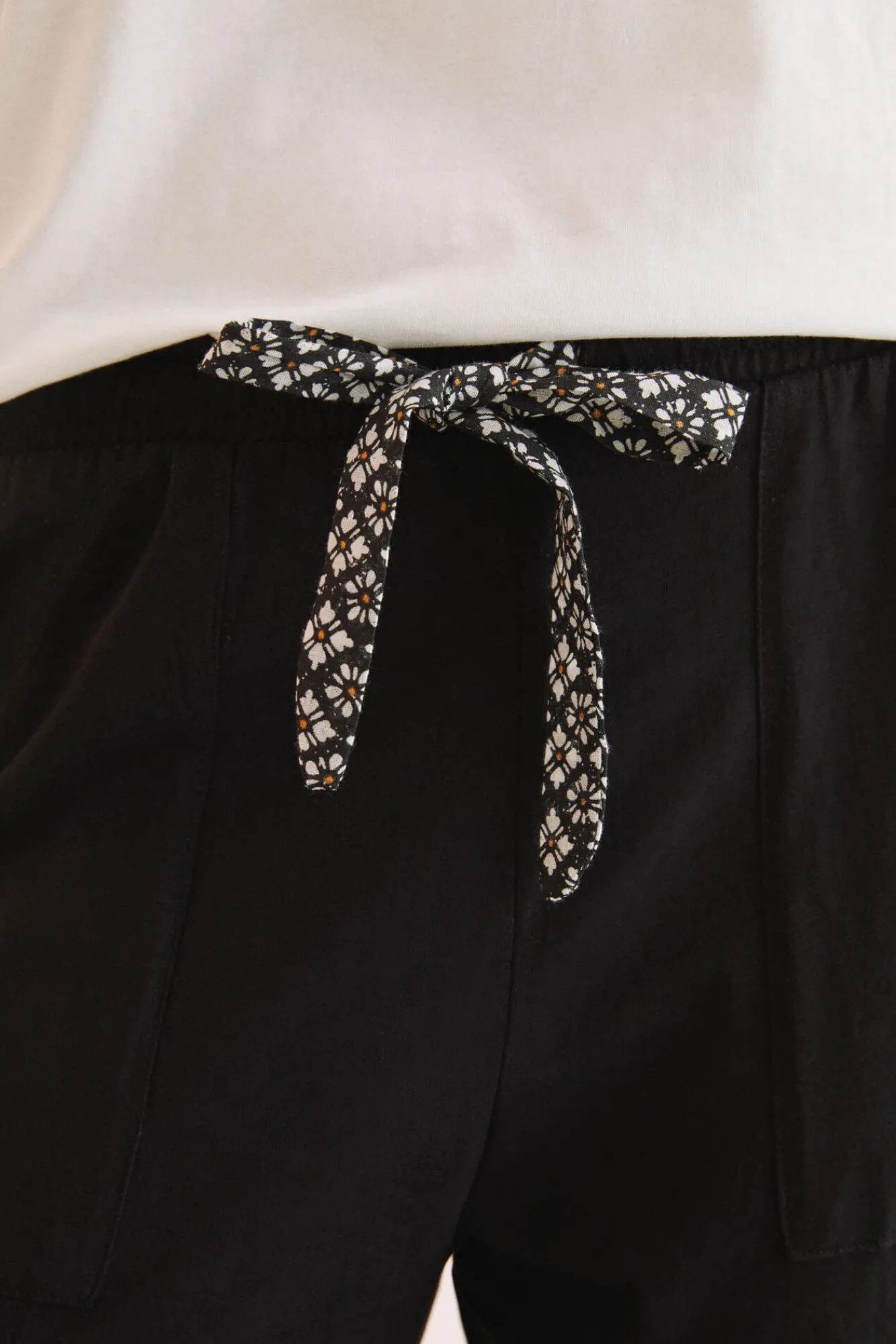 Women'secret Pantalon 100% Algodon Negro