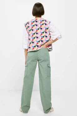 * Pantalon Cargo Verde
