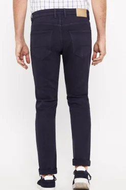 Cortefiel Pantalon Color Regular Fit Dynamic Azul Marino Best
