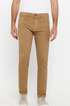 Cortefiel Pantalon Color Slim Fit Dynamic Beige Online