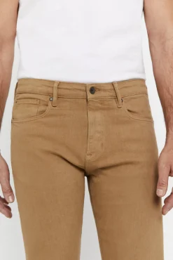 Cortefiel Pantalon Color Slim Fit Dynamic Beige Online