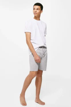 * Pantalon Corte Pijama Gris Medio Discount