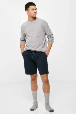 * Pantalon Corto Pijama Navy Online