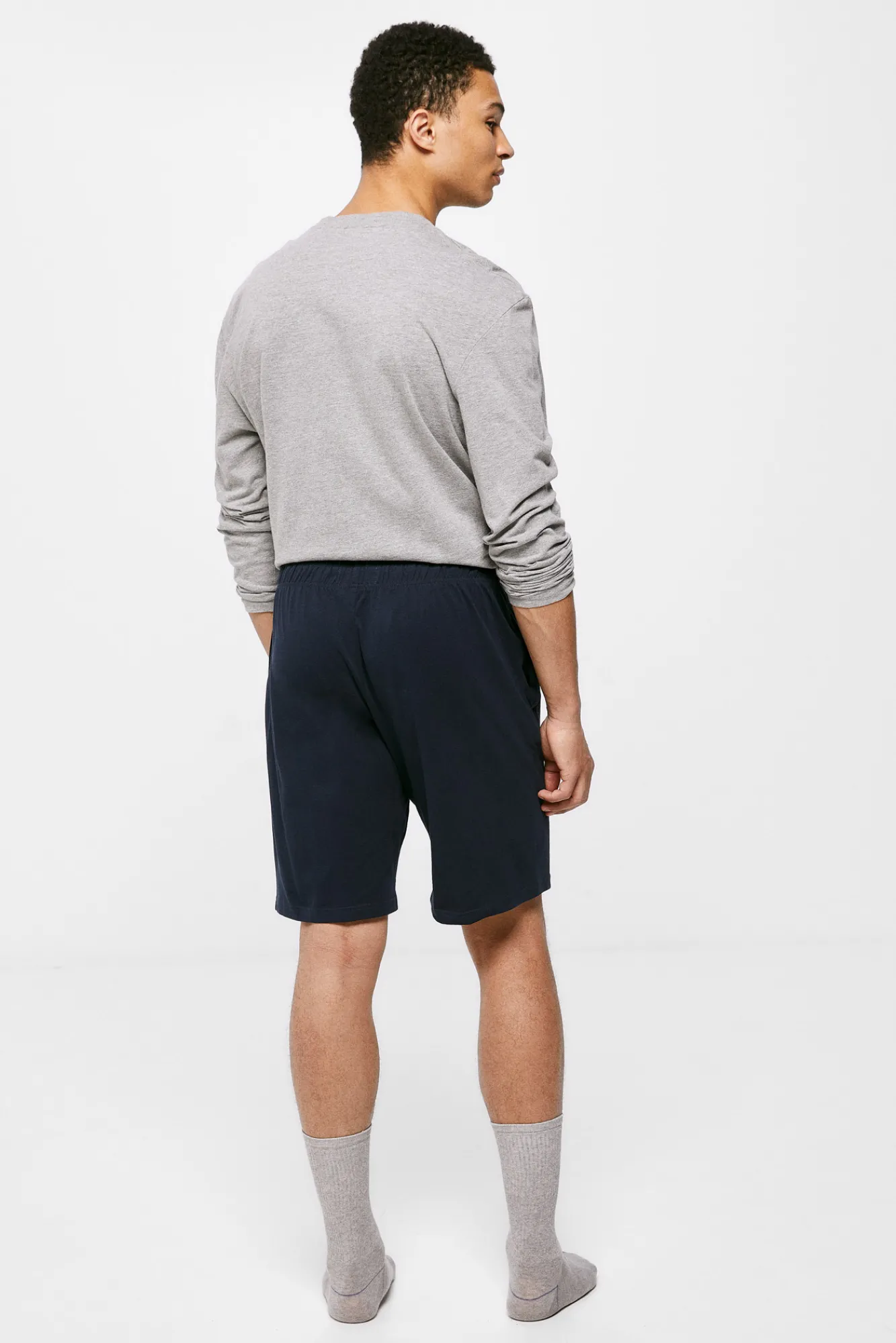 * Pantalon Corto Pijama Navy Online