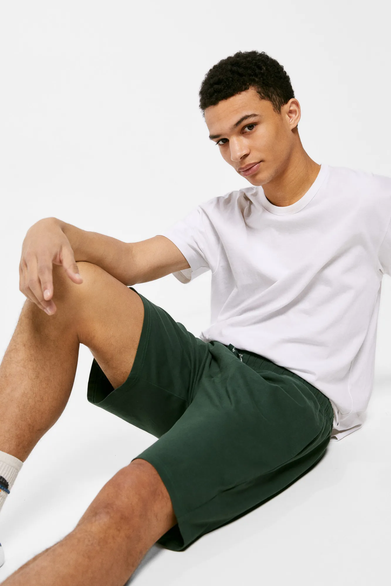* Pantalon Corto Pijama Verde Sale