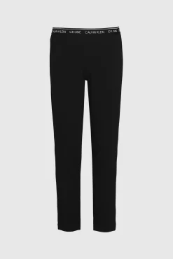 Calvin Klein Pantalon De Algodon Con Cinturilla Elastica De Negro Online