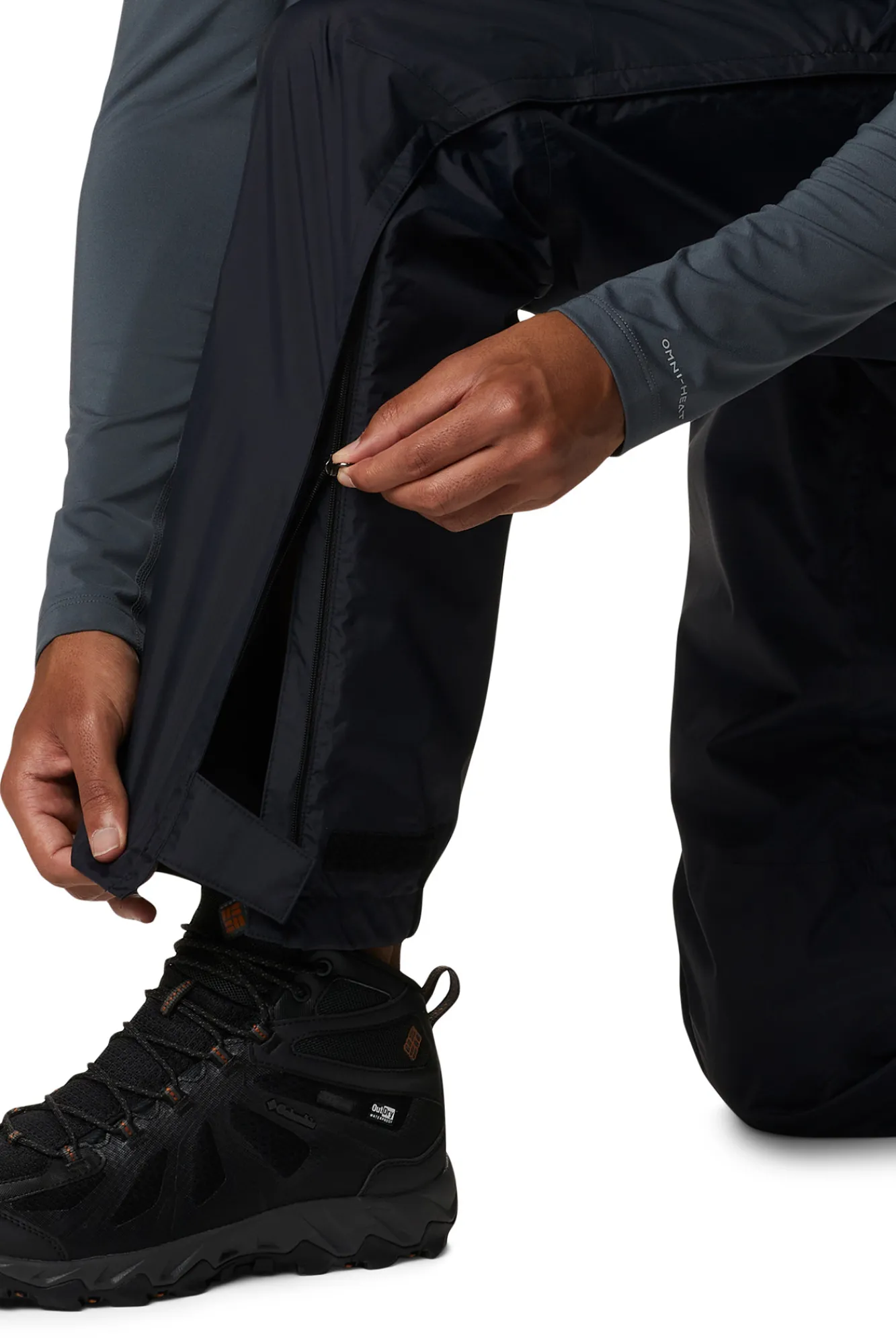 Columbia Pantalon De Senderismo Impermeable Pouring Adventure™ Ii Para Hombre Negro Outlet