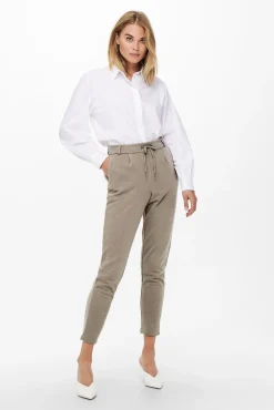 Only Pantalon Jogger Marron Medio Outlet