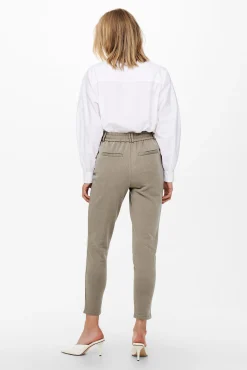 Only Pantalon Jogger Marron Medio Outlet