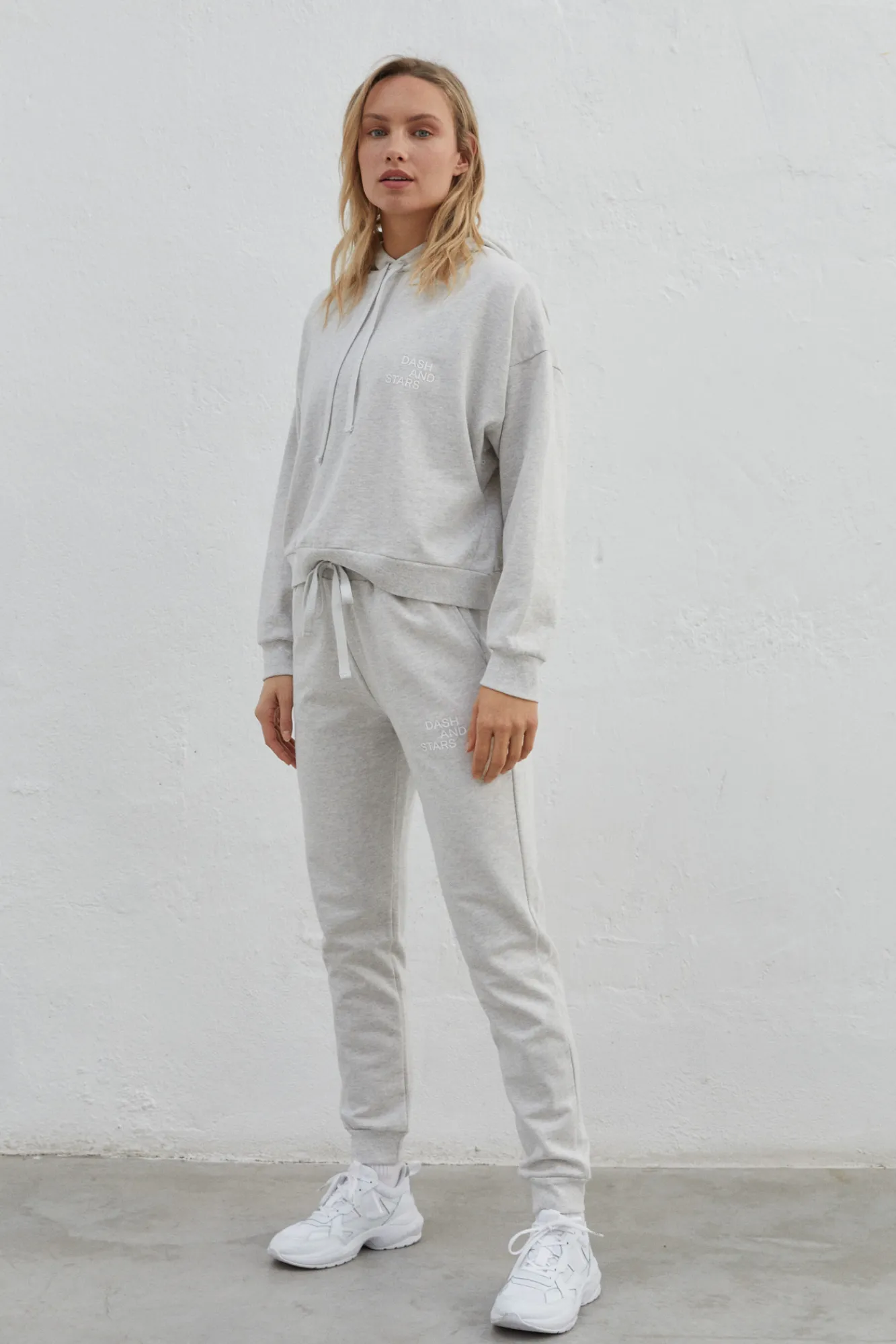 Dash and Stars Pantalon Jogger 100% Algodon Gris Best