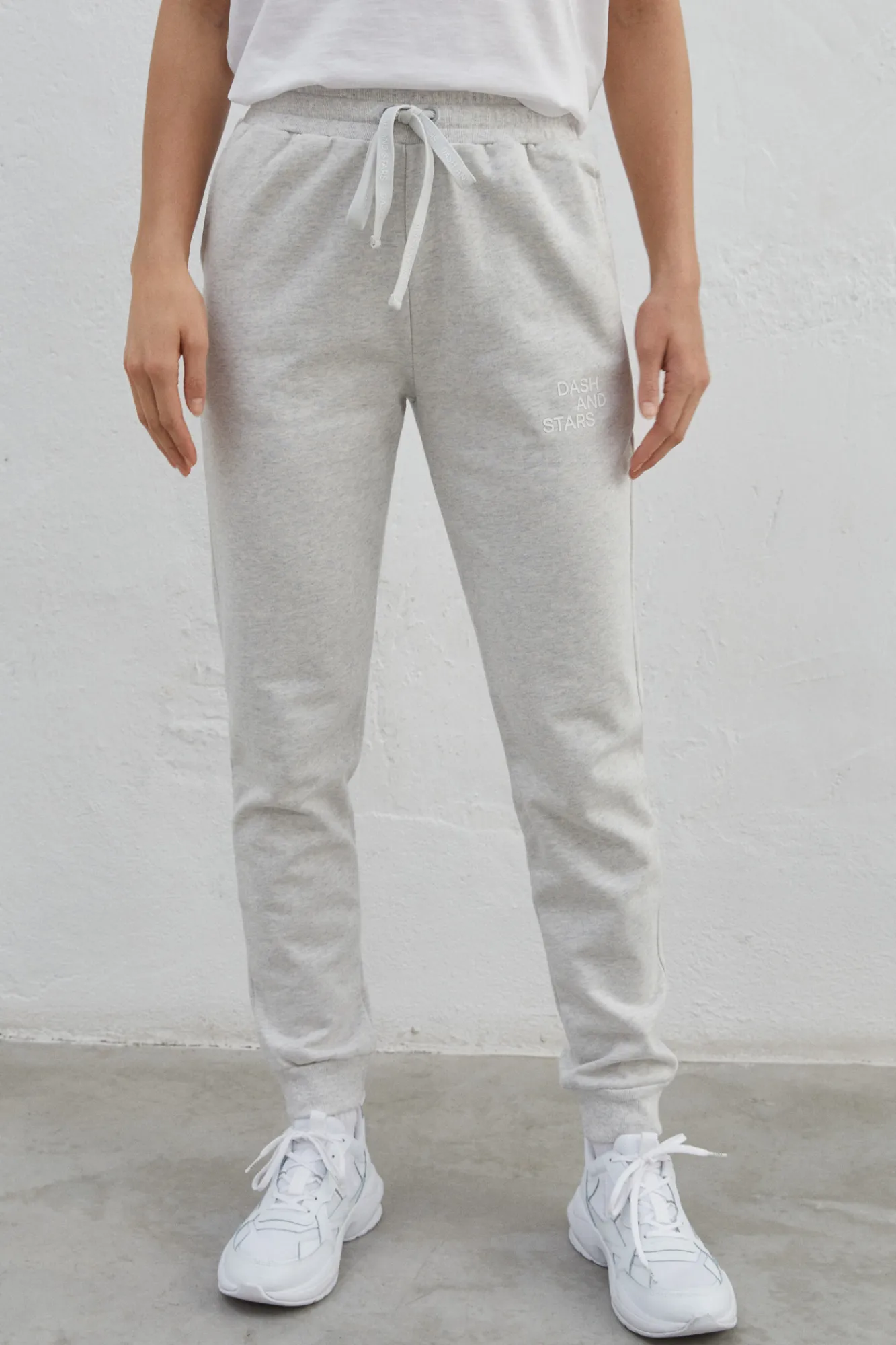 Dash and Stars Pantalon Jogger 100% Algodon Gris Best