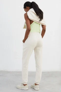 Dash and Stars Pantalon Jogger 100% Algodon Blanco Gris Clearance