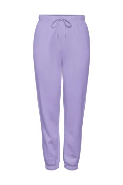Pieces Pantalon Jogger Felpa Morado/Lila Clearance