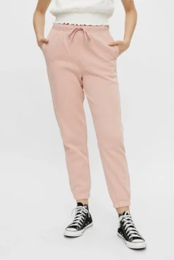 Pieces Pantalon Jogger Felpa Rosa Discount