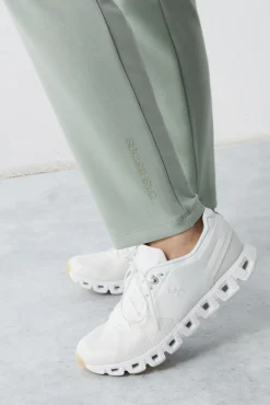 Dash and Stars Pantalon Jogger Felpa Soft Verde Beige New