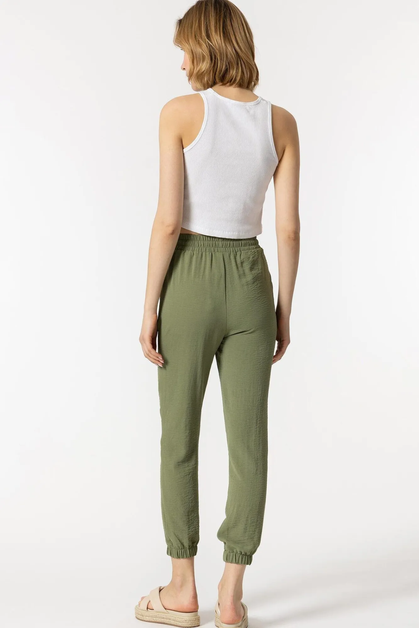 Tiffosi Pantalon Jogger Fluido Verde Discount