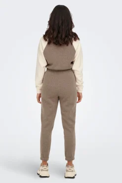 Only Pantalon Jogger Minilogo Tostado Discount