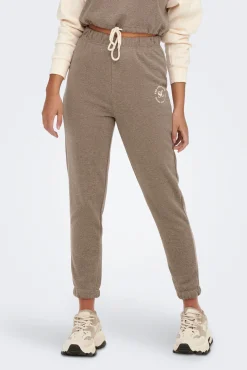 Only Pantalon Jogger Minilogo Tostado Discount