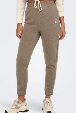 Only Pantalon Jogger Minilogo Tostado Discount
