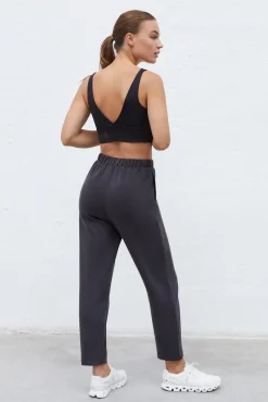 Dash and Stars Pantalon Jogger Negro Gris Hot