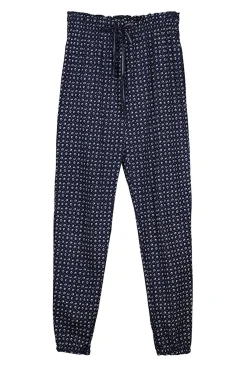 Women'secret Pantalon Largo 100% Algodon Sello Estampado Hot