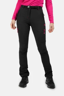 Izas Pantalon Largo De Trekking Leyte Negro New