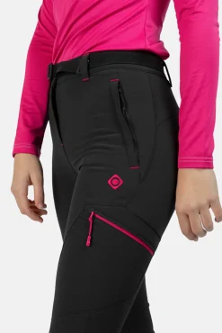 Izas Pantalon Largo De Trekking Leyte Negro New
