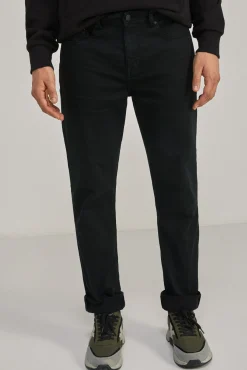 * Pantalon Slim 5 Bolsillos Color Negro New