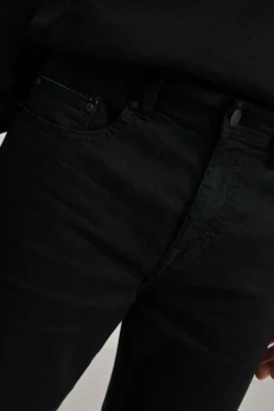 * Pantalon Slim 5 Bolsillos Color Negro New