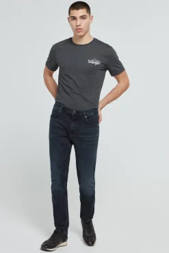 HUGO Pantalon Vaquero Azul Negro Navy New