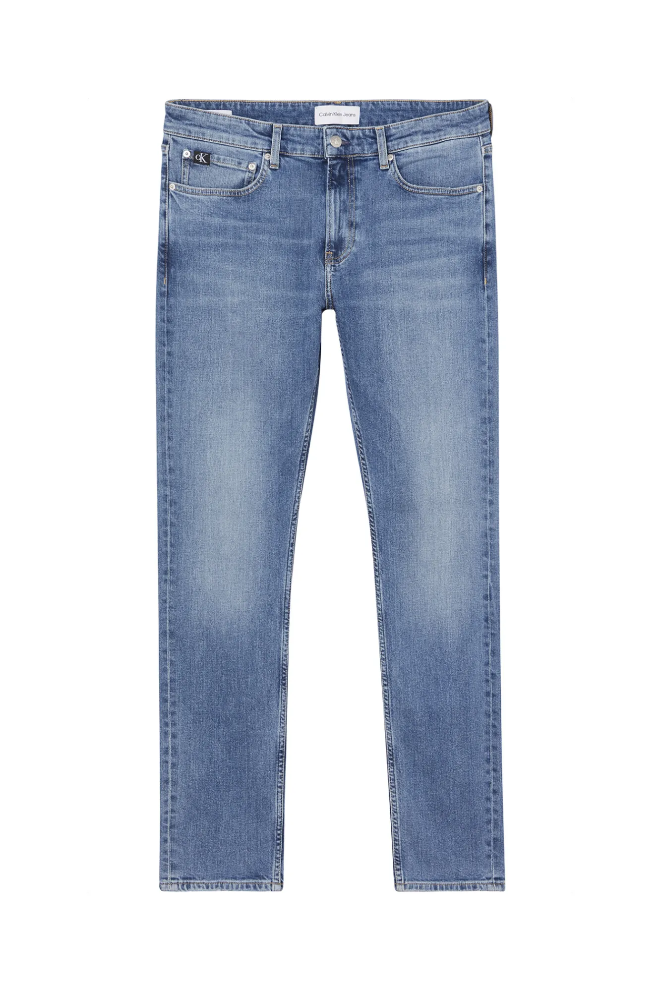 Calvin Klein Pantalon Vaquero Hombre Azul Medio Outlet