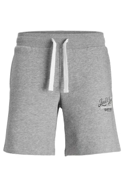 Jack & Jones Pantalones Cortos De Chandal Gris Claro Best