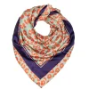 Only Panuelo Animal Print Azul Medio Best