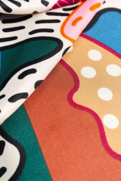 Vilanova Panuelo De Raso Estampado Outlet