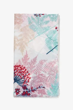 Vilanova Panuelo Estampado Rectangular Turquesa Hot