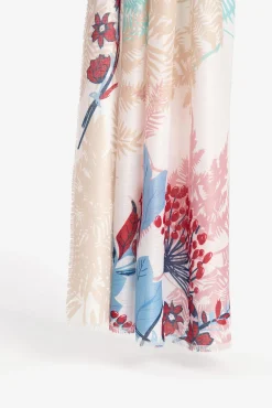 Vilanova Panuelo Estampado Rectangular Turquesa Hot