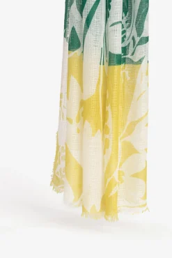 Vilanova Panuelo Estampado Rectangular Verde New